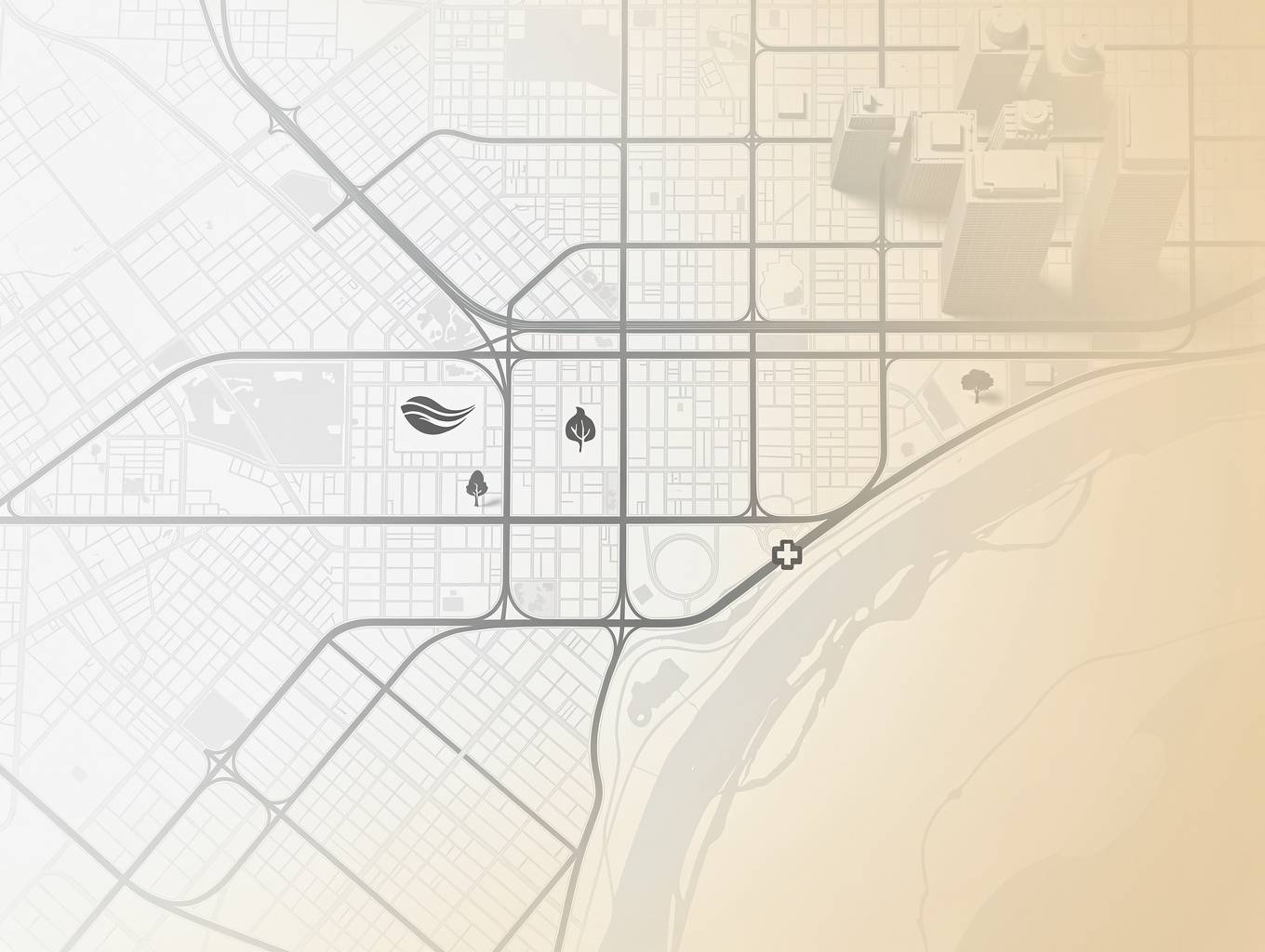 Map of Nepean and West Ottawa neighborhoods