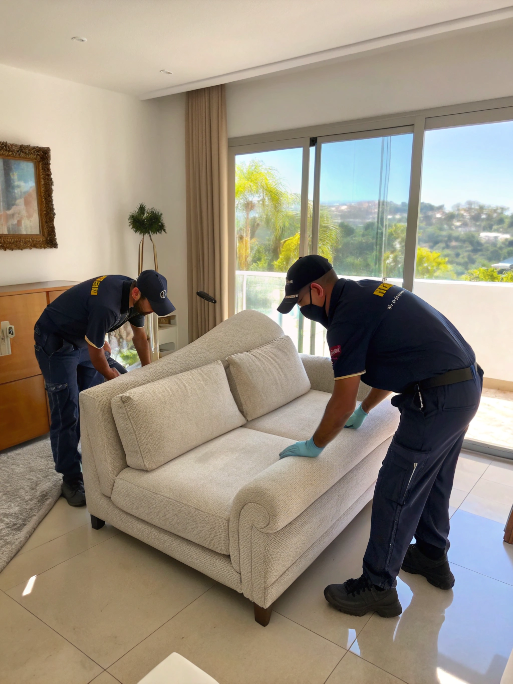 Team removing a mattress from an Ottawa home
