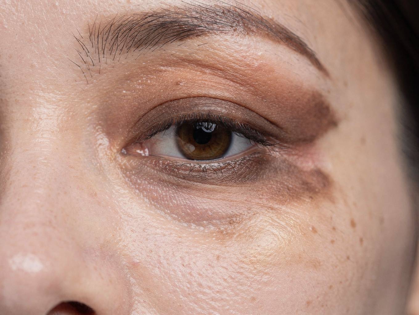 Under-Eye Correction Before